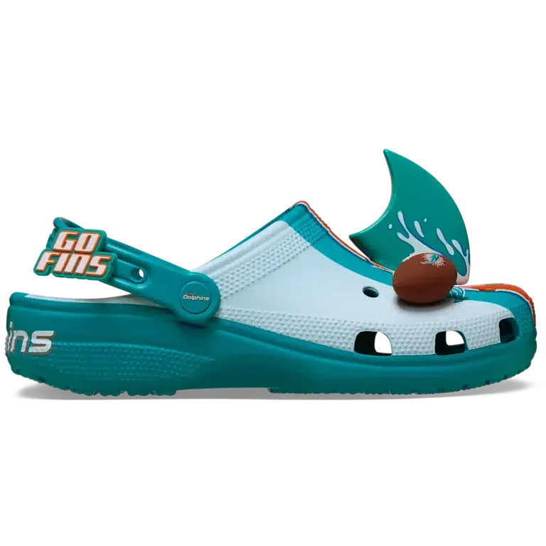 Classic Clog des Miami Dolphins de la NFL Classic Clog des Miami Dolphins de la NFL