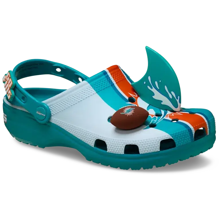 Classic Clog des Miami Dolphins de la NFL Classic Clog des Miami Dolphins de la NFL