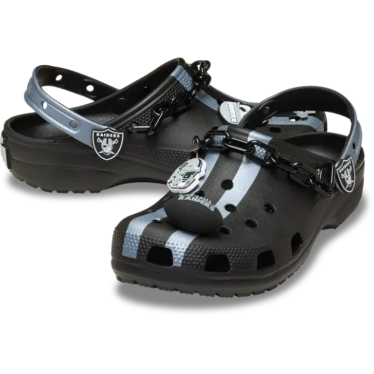 Classic Clog des Raiders de Las Vegas de la NFL Classic Clog des Raiders de Las Vegas de la NFL