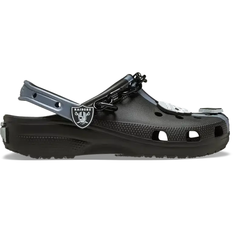 Classic Clog des Raiders de Las Vegas de la NFL Classic Clog des Raiders de Las Vegas de la NFL