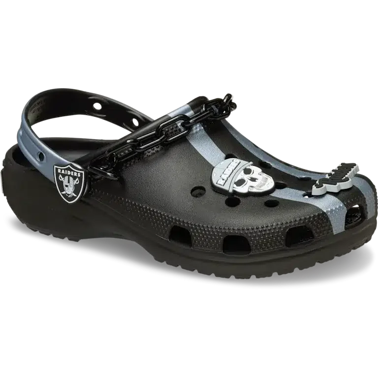 Classic Clog des Raiders de Las Vegas de la NFL Classic Clog des Raiders de Las Vegas de la NFL