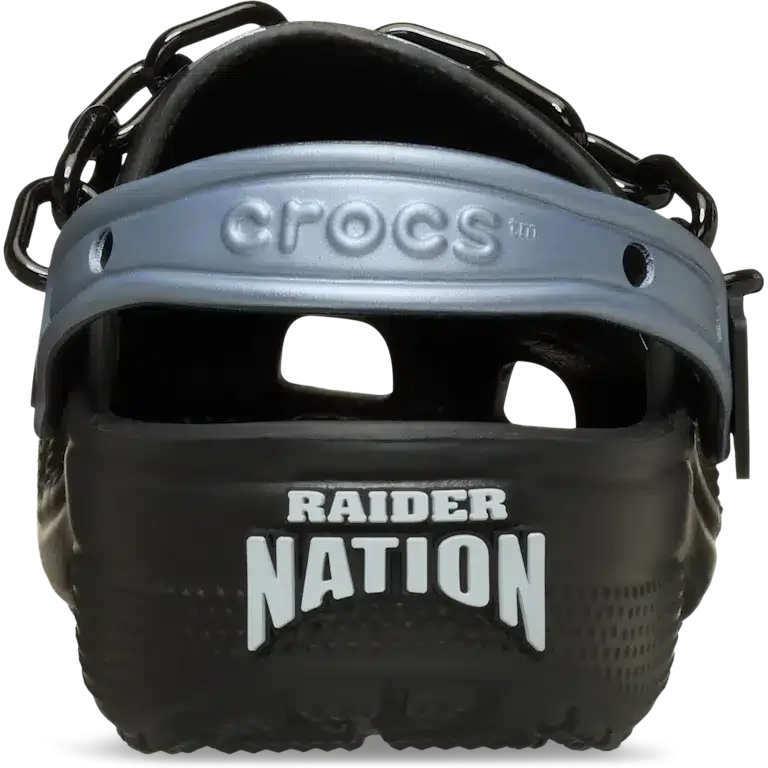 Classic Clog des Raiders de Las Vegas de la NFL Classic Clog des Raiders de Las Vegas de la NFL