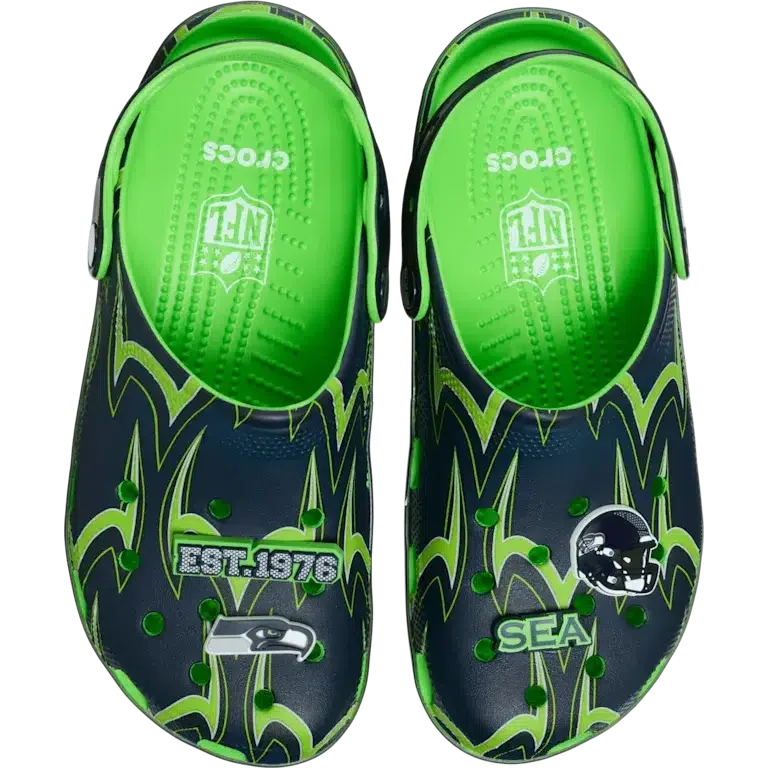 Classic Clog des Seattle Seahawks de la NFL Classic Clog des Seattle Seahawks de la NFL