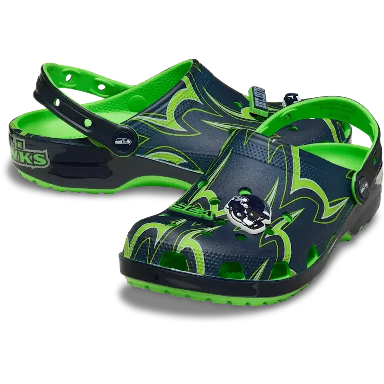 Classic Clog des Seattle Seahawks de la NFL Classic Clog des Seattle Seahawks de la NFL