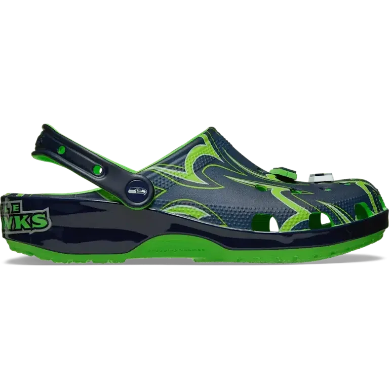 Classic Clog des Seattle Seahawks de la NFL Classic Clog des Seattle Seahawks de la NFL