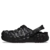 Classic Clog doublé à motifs géométriques « Noir »