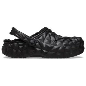 Classic Clog doublé à motifs géométriques « Noir »
