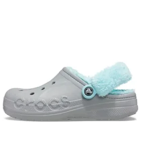 Classic Clog doublé polaire pour rester au chaud « Gris-Bleu »