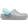 Classic Clog doublé polaire pour rester au chaud « Gris-Bleu »
