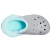 Classic Clog doublé polaire pour rester au chaud « Gris-Bleu »