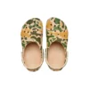 Classic Clog à imprimé camouflage « Vert kaki »