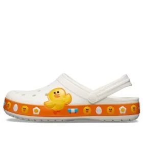 Classic Clog Line Friends Beach « White Yellow »