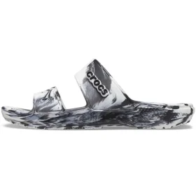 Classic Clog Marble Beach Sports « Blanc Noir »