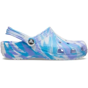 Classic Clog Marbled Beach Sports « White Blue »