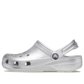 Classic Clog métallisé « Silver Metallic »