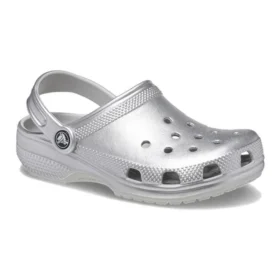 Classic Clog métallisé « Silver Metallic »