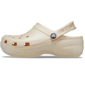 Classic Clog à semelle compensée Shimmer « Vanilla »