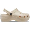 Classic Clog à semelle compensée Shimmer « Vanilla »