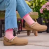 Classic Crafted Vegan Suede Sabot