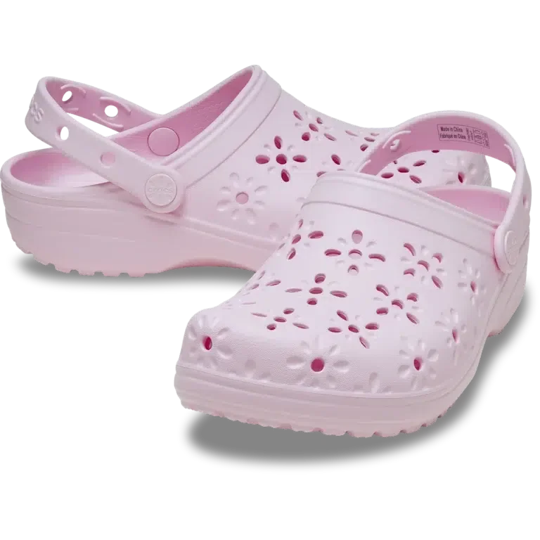 Classic Floral Cut-Out Clog Classic Floral Cut-Out Clog