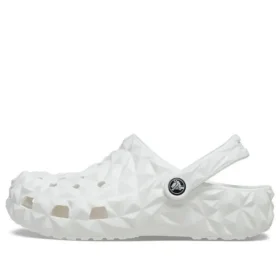 Classic Geometric Clog « Blanc »