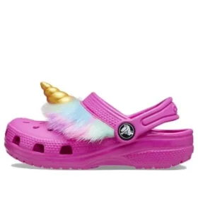 Classic I AM Unicorn Clog « Fuchsia Gold »