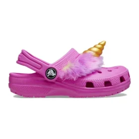 Classic I AM Unicorn Clog « Fuchsia Gold »
