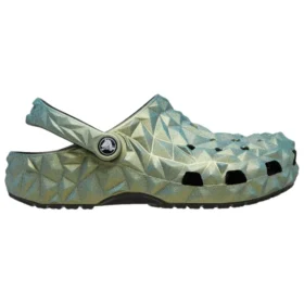 Classic Iridescent Geometric Clog « Vert »