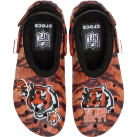 Classic Lined Clog des Bengals de Cincinnati (NFL)