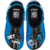 Classic Lined Clog des Detroit Lions de la NFL Classic Lined Clog des Detroit Lions de la NFL
