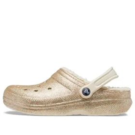 Classic Lined Clog à doublure en Glitter « Or »