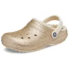 Classic Lined Clog à doublure en Glitter « Or »