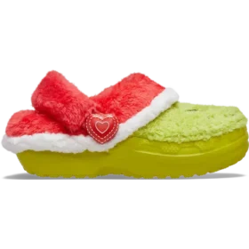 Classic Lined Clog « Le Grinch » pour enfants – Crocs