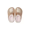 Classic Lined Clog à paillettes « Gold Pink »