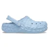 Classic Lined Geometric Clog « Bleu »