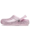 Classic Lined Glitter Sabots « Pink »