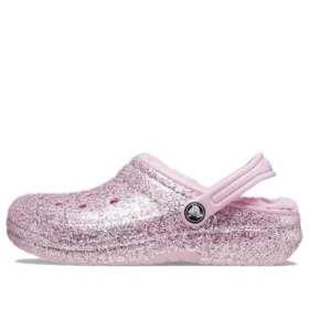 Classic Lined Glitter Sabots « Pink »
