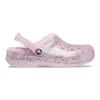 Classic Lined Glitter Sabots « Pink »