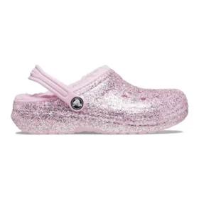 Classic Lined Glitter Sabots « Pink »