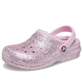Classic Lined Glitter Sabots « Pink »