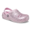 Classic Lined Glitter Sabots « Pink »