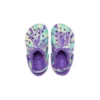 Classic Lined Marbled Clogs « Neon Purple Multi »