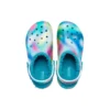 Classic Lined Solarized Sabots « White Blue Aqua »