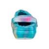 Classic Lined Solarized Sabots « White Blue Aqua »
