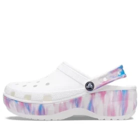 Classic Platform Clog « Dream » « Blanc-Violet »