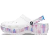Classic Platform Clog « Dream » « Blanc-Violet »