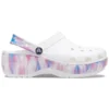 Classic Platform Clog « Dream » « Blanc-Violet »