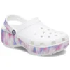 Classic Platform Clog « Dream » « Blanc-Violet »