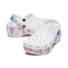 Classic Platform Clog « Dream » « Blanc-Violet »