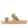 Crocs classiques imprimé camouflage « Tan Green »